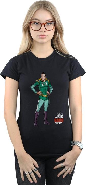 Actual product image Dam Womens/Ladies Sheldon Superhero Cotton T-Shirt (L)