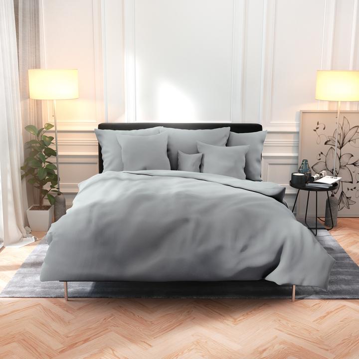 Actual product image Lotus Bettwaren Satin uni (Duvet cover, 240 x 240 cm)