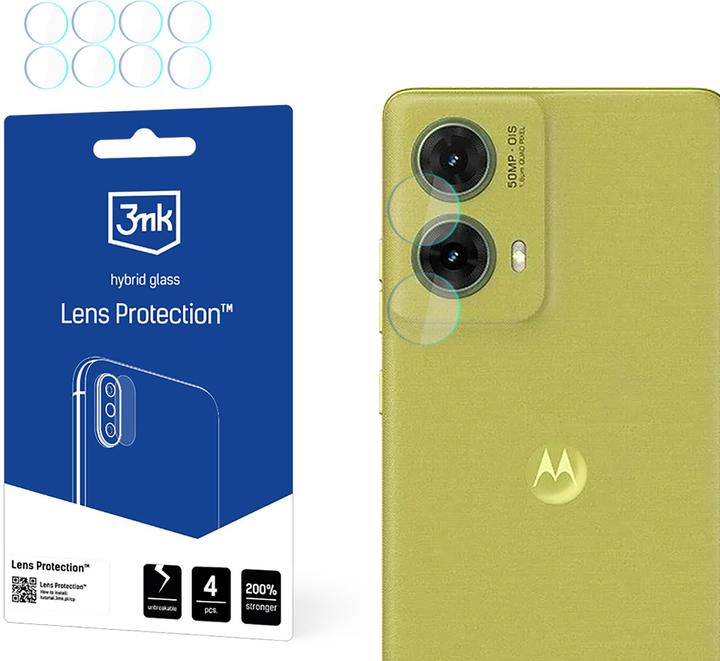 Image du produit 3MK Lens Protect Motorola Moto S50 Neo Ochrona na obiektyw aparatu 4szt (4 pièce(s), Motorola Moto G50)
