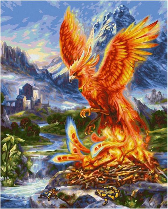 Actual product image Schipper Painting by Numbers Phoenix from the Ashes