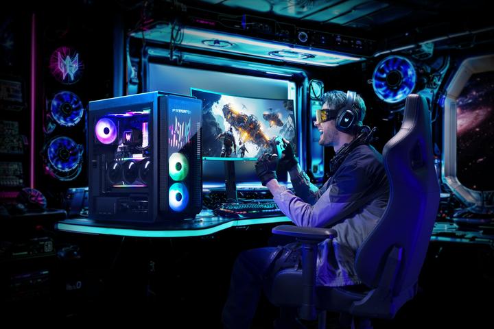Actual product image Acer Predator Orion 7000 PO7-660 IU9K85814 gaming pc (64 GB, 2000 GB, GeForce RTX 5080)