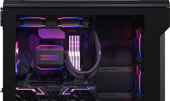 Actual product image Phanteks Glacier One 240D30 DRGB AIO Water Cooling - black