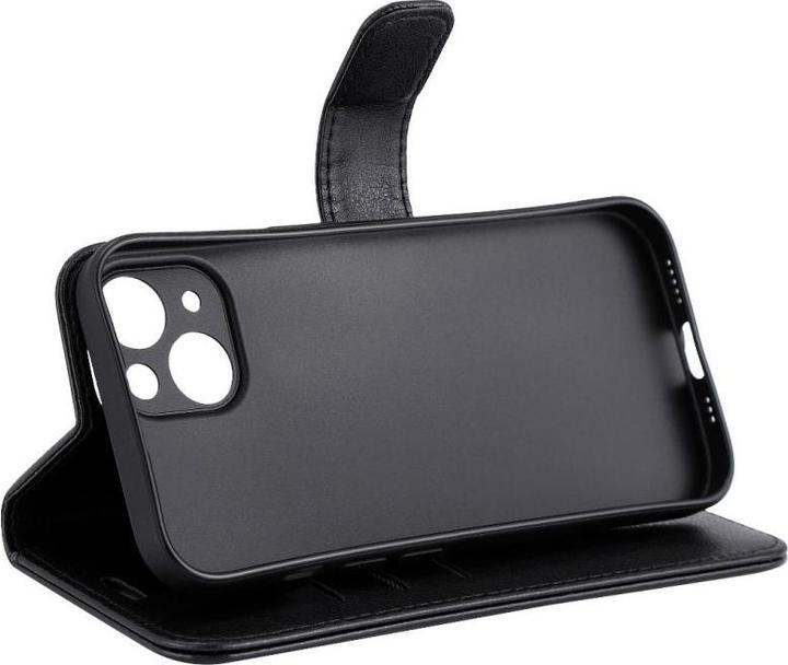 Immagine prodotto Radicover Protezione dalle radiazioni Portafoglio in pelle vegana iPhone 15 Flipcover Nero PU (Apple iPhone 15)