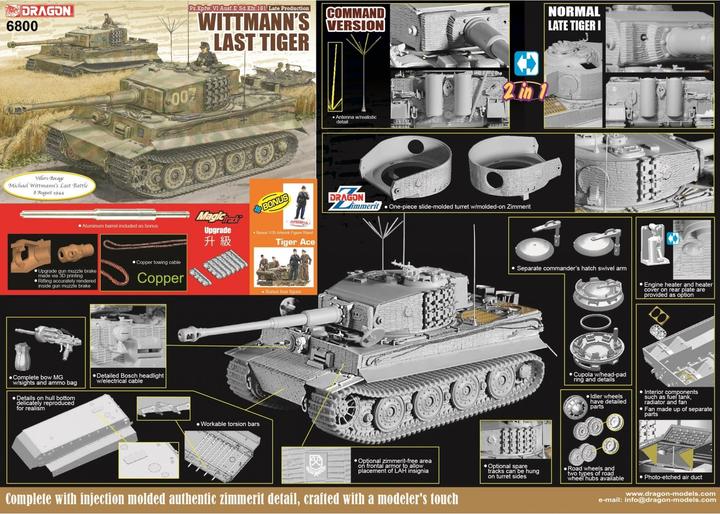 Immagine prodotto 1:35 L'ultimo Tiger Pz.Kpfw.VI di Wittmann