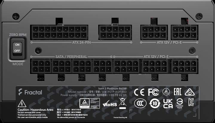 Actual product image Fractal Ion+ 2 (860 W)