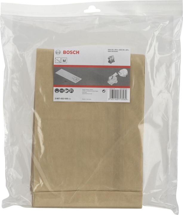 Immagine prodotto Bosch Professional Zubehör Sacchetto filtro in carta per GAS 35 L AFC GL SFC+ GAS 35 M AFC