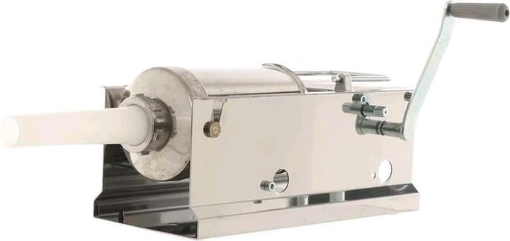 Actual product image Reber N INOX Manual tabletop sausage filler with 2 speeds3 kg
