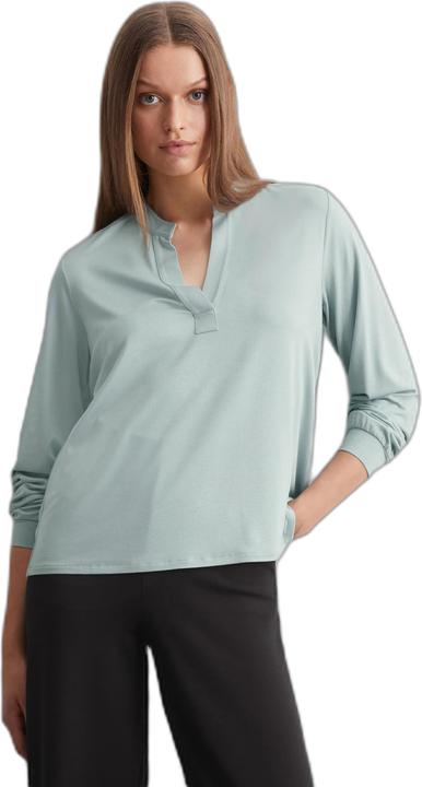Actual product image Marc O'Polo ' long leeve v-neck bloue (S)