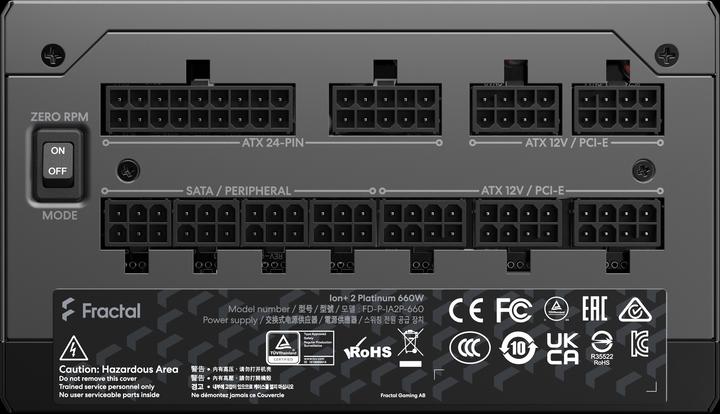 Actual product image Fractal Ion+ 2 (650 W)