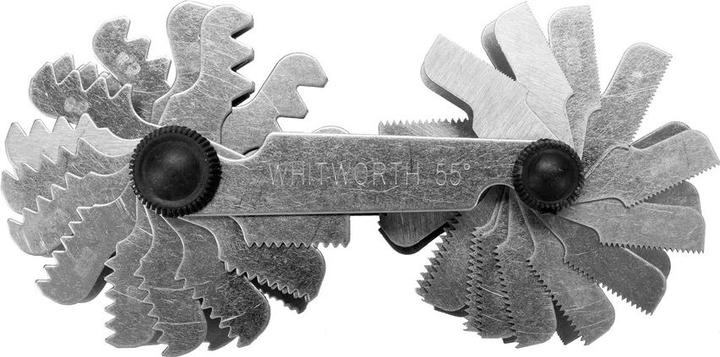 Produktbild Toya SPRAWDZIAN GRZEBIENIOWY DO GWINTÓW METRYCZNYCH 60° 0,25-6,0mm I WHITWORTH 55° 4-62 BSW YT-29984