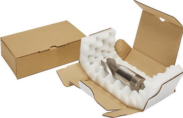 Actual product image kaiserkraft Foam box, with tuck top or self adhesive seal, internal dimensions 295 x 208 x (1 x)