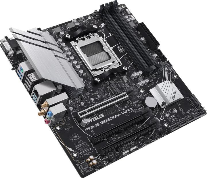 Actual product image ASUS PRIME B650M-A WIFI II (AM5, AMD B650, mATX)