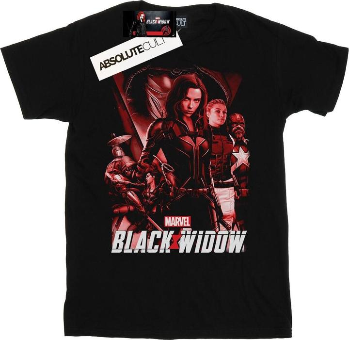 Image du produit - T-shirt BLACK WIDOW MOVIE RED GROUP - Garçon (152, 158)