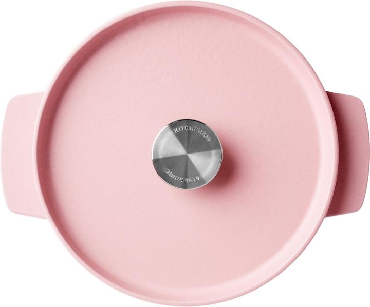 Actual product image KitchenAid braadpan enamel 22cm - dried rose - limited edition (26 cm, Casserole + Stewpot, Cast iron)