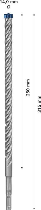 Productafbeelding Bosch Professional Zubehör Expert SDS plus-7X hamerboor, 14 x 250 x 315 mm (14 mm)