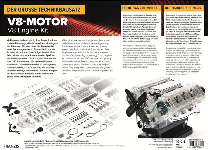 Image du produit Franzis Kit moteur V8
