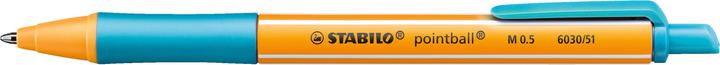 Produktbild STABILO pointball Druck-Kugelschreiber (Türkis, 1 x)
