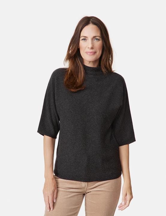 Produktbild Gerry Weber Kurzarmpullover mit Kaschmiranteil Strick, Shirt, Top, Body - 63868 (40)