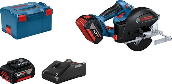 Immagine prodotto Bosch Professional Sega circolare manuale a batteria GKM 18V-50 (L) (2xPC5.0Ah) (06016B8002)