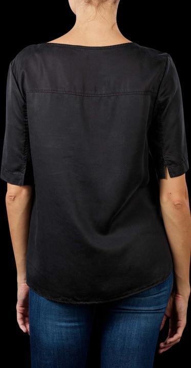 Actual product image Marc O'Polo Short Sleeve Shirt dusty black (XXS)