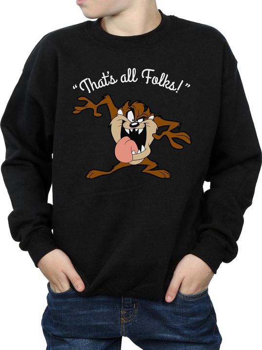 Immagine prodotto Looney Tunes That's All Folks Felpa Diavolo della Tasmania Ragazzi (140, 146)