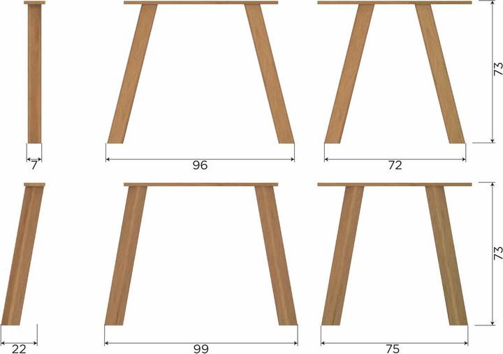 Produktbild Woood Jouw Unieke Tafel