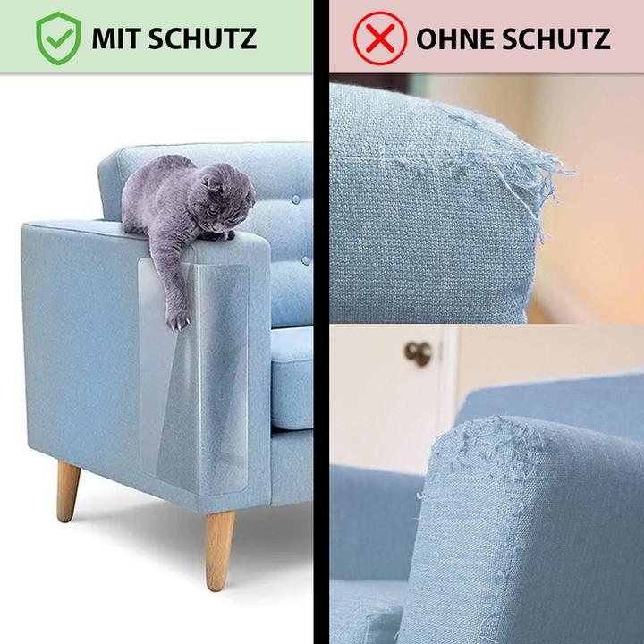 Produktbild Hermex Kratzschutz Kratz-Stop Anti-Kratz Folie Katzen Möbelschoner Wandschutz (Katze)
