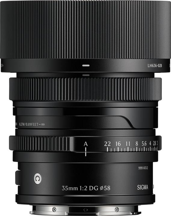 Produktbild Sigma 35mm F2,0 DG | Contemporary (L-Mount) (Black) (L-Mount, Vollformat)