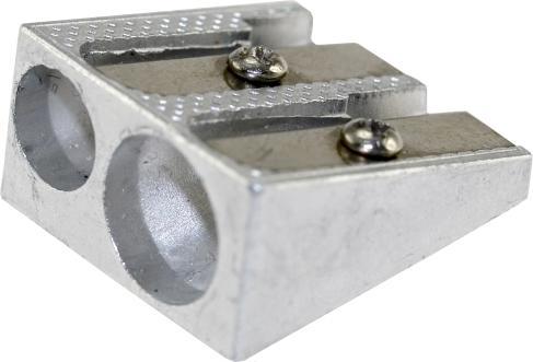 Produktbild B.N.T. Bleistiftspitzer BNT Aluminium doppelt25x15x25mm 0,01kg (1Stück)