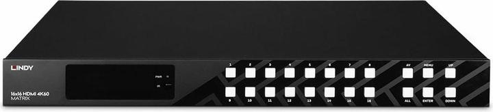 Actual product image Lindy 16x16 HDMI 4K60 matrix