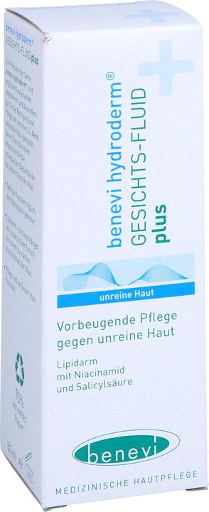 Produktbild Benevi Hydroderm Gesichts-Fluid Plus für unreine Haut, 50 ml Lotion (Körperlotion, 50 ml)