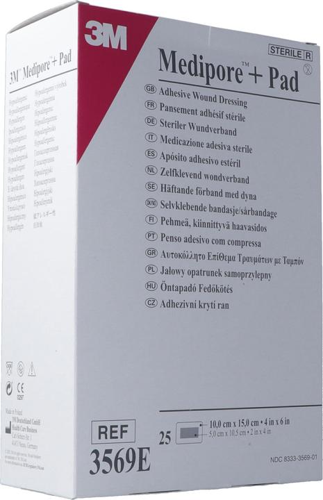 Actual product image 3M Medipore Pad (25 x)