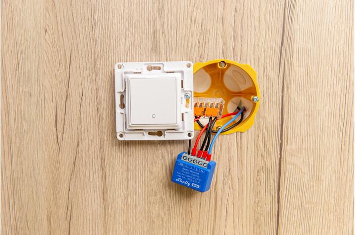 Actual product image Shelly 1 Mini Gen4 (Switch actuator)