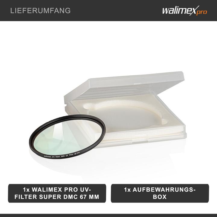 Produktbild Walimex pro pro UV-Filter Slim Super DMC 67mm (67 mm, UV-Filter)