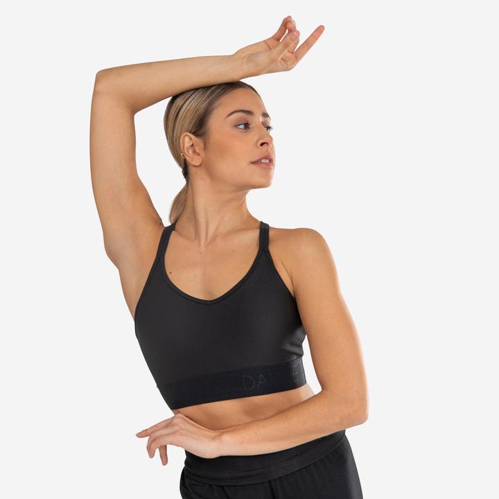 Immagine prodotto Starever Bustier danza da donna con spalline strette e imbottiture rimovibili Modern Dance - nero (40, 42)