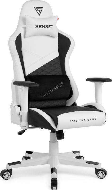 Sense News! Gaming chair Sense7 Spellcaster Senshi Edition Gaming Chair, White