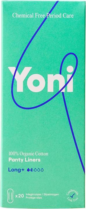 Produktbild Yoni Bio Slipeinlagen - extralang - 100 Bio-Baumwolle - 20 Stk (20 x, Slipeinlagen)