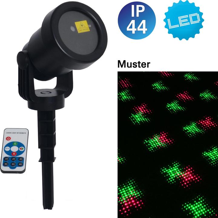 Produktbild Näve Laser-Aussenerdspiess mit Projektor (IP44)