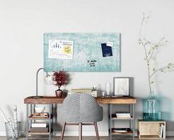 Actual product image Sigel Glass magnetic board Artverum with design (Magnet board, 130 x 55 cm)