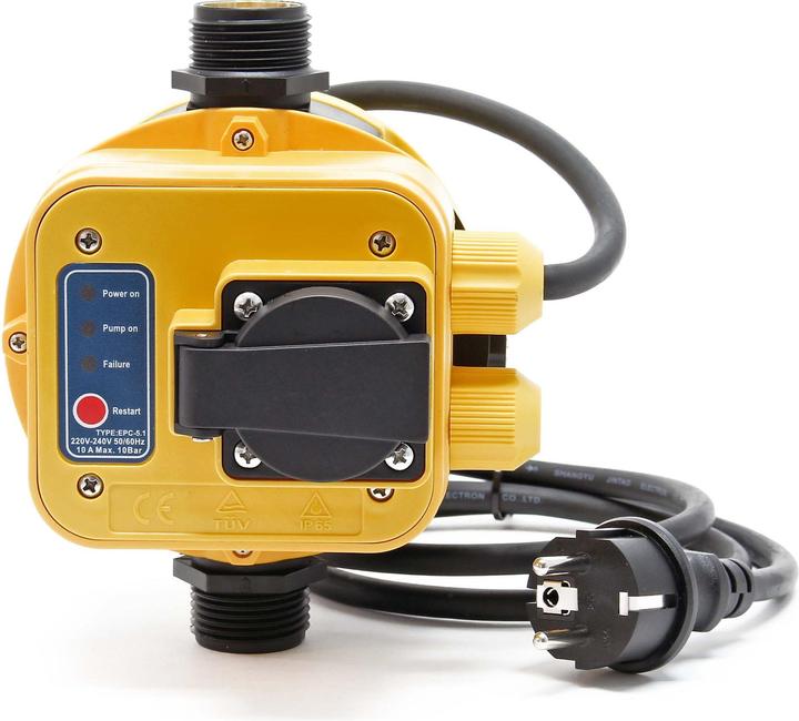 Produktbild Wiltec Druckschalter EPC-5.1 230V 1-phasig Pumpensteuerung Hauswasserwerk (Hauswasserpumpe)