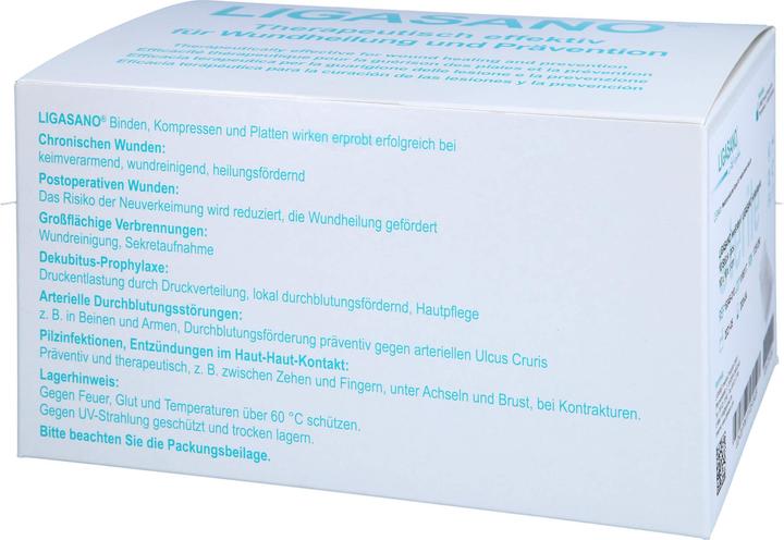 Actual product image Ligasano Schaumstoff Kompressen 10x10x1cm steril