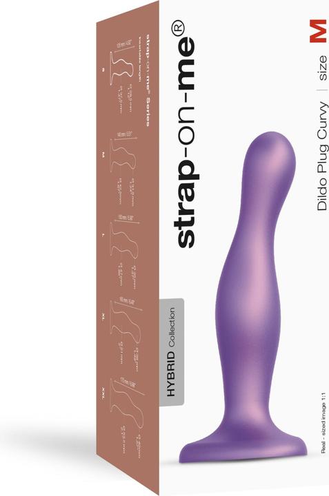 Produktbild Strap-on-me Dildo Plug Curvy Metallic Purple M