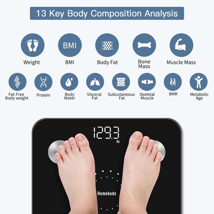 Image du produit Homebuds Analyseur de composition corporelle (180 kg)