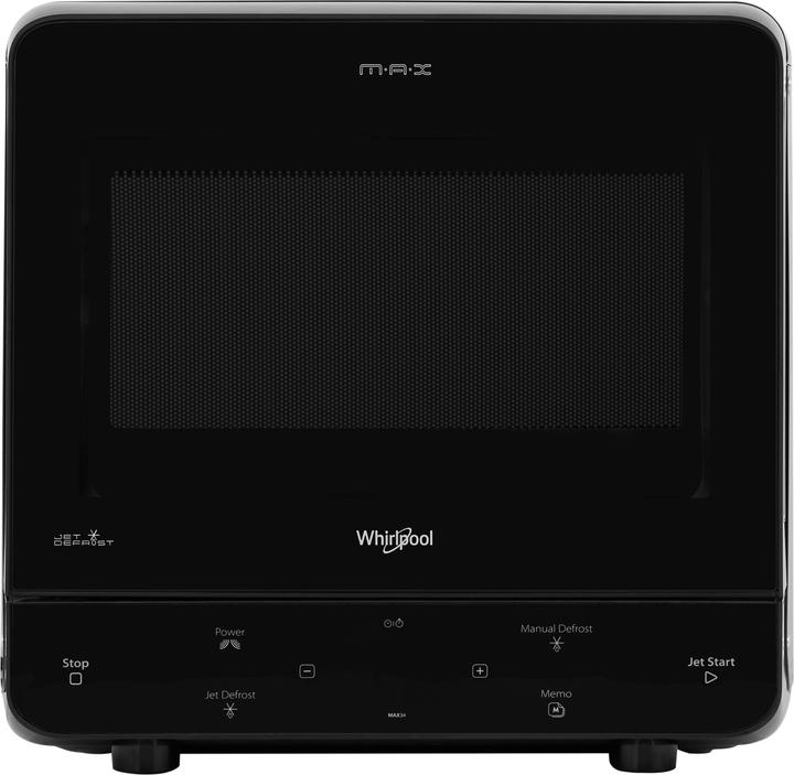 Whirlpool MAX 34/BL microwave Countertop Solo microwave Black (13 l)