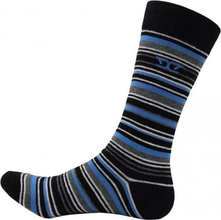 Image du produit DUKE Mens Roxton D555 Striped Cotton Kingsize Ankle Socks (Pack of 3) (Lot de 3, 49 - 52)