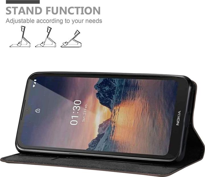 Actual product image Cadorabo Book Invisible Magnet Cover (Nokia 1.3)