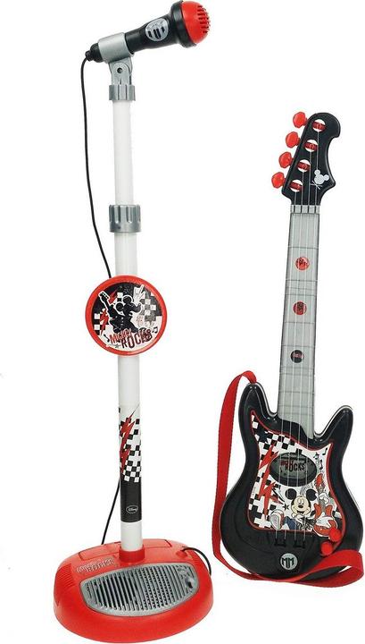 Produktbild Mickey Mouse Musik-Spielzeug Mikrofon Kindergitarre