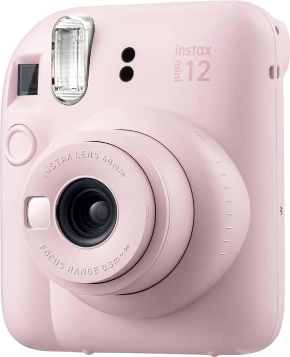 Fujifilm Appareil photo Instax Mini 12, Blossom Pink + instax mini glossy(10pl)
