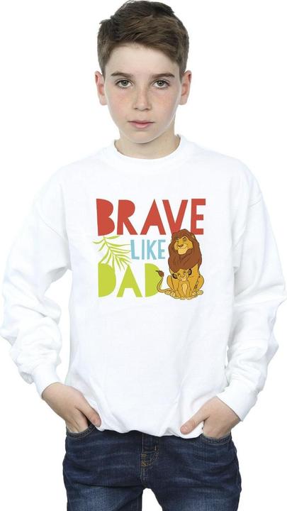 Actual product image Disney Boys The Lion King Brave Like Dad Sweatshirt (152, 158)