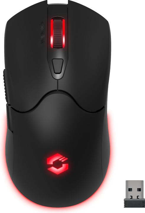 Actual product image Speedlink VELOX Rechargeable RGB Gaming Mouse - Wireless, black (Wireless)